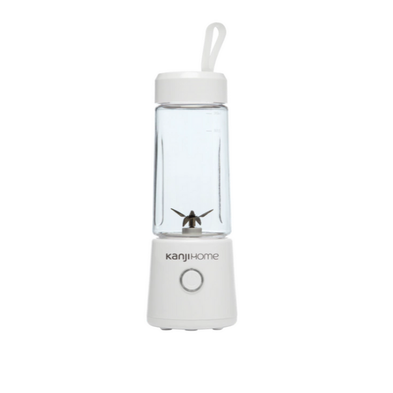 Licuadora Portátil Kanji Usb Verde, blanca, negra o rosa con 6 cuchillas 380ml - 2