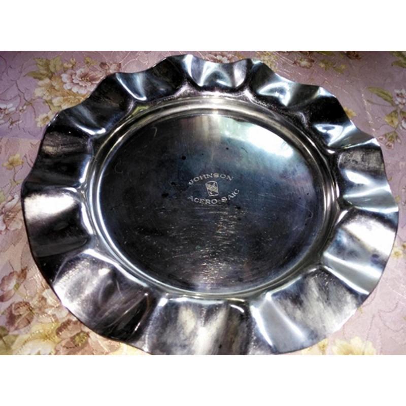 Plato De Acero Inoxidable Johnson Con Volados 