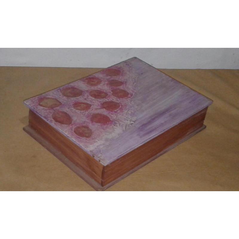 Caja Organizadora En Madera Con DecoraciÓn En Decoupage - 4/4