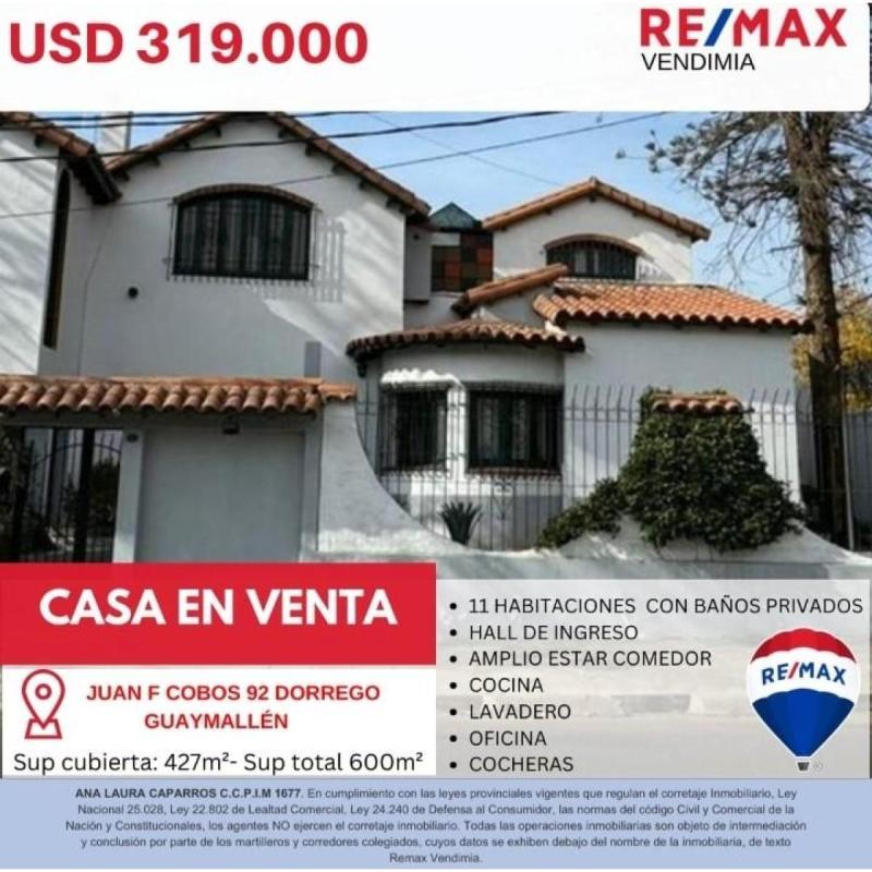 Dorrego Guaymallen Casa En Venta