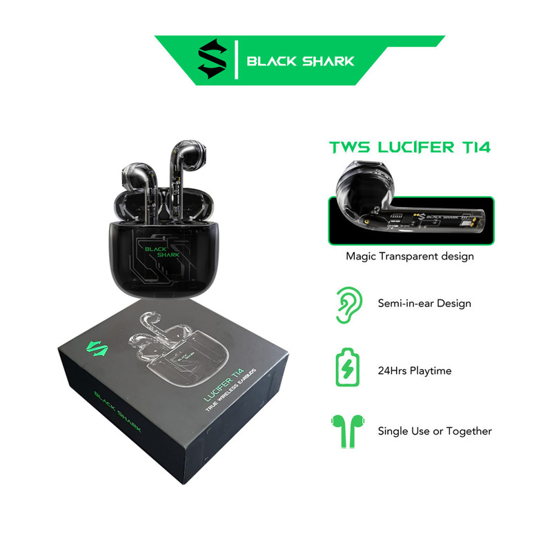 Auriculares Transparentes In-Ear Black Shark Lucifer T14 - Tecnología y Estilo - 4