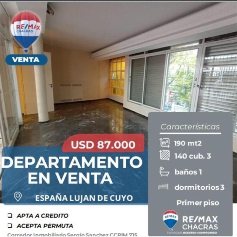 Departamento En Venta Lujan De Cuyo Usd 87.000