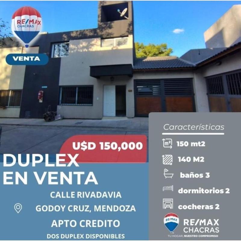 Venta Departamento Godoy Cruz Calle Rivadavia Usd 150.000
