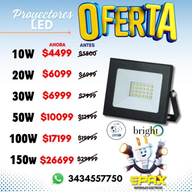 Reflectores Led Bajo Consumo ⚡️ 