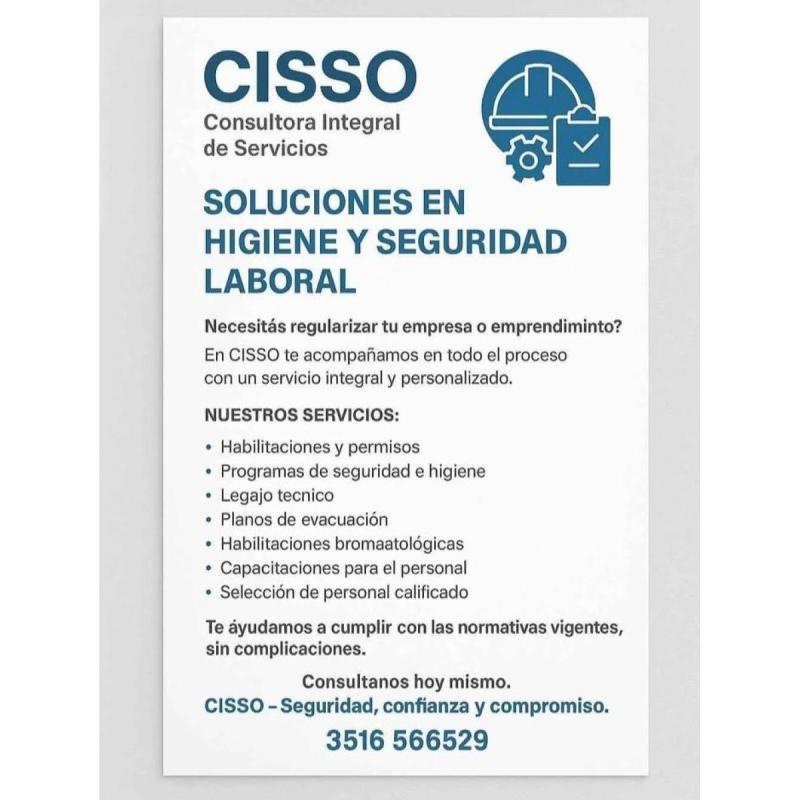 Informe técnico de higiene y seguridad. Habilitación municipal. Programas de seguridad. - 5
