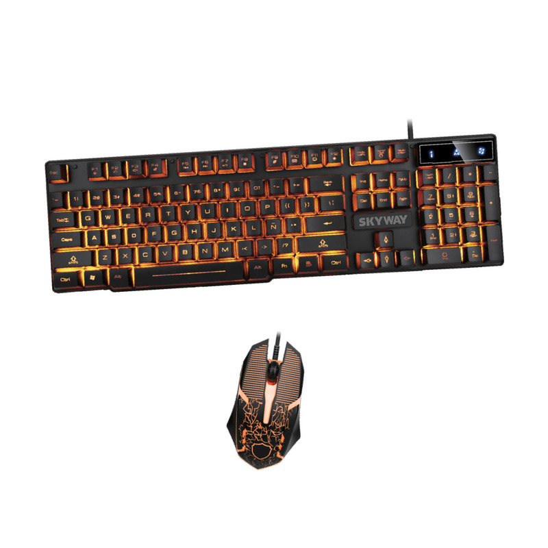 Kit Gamer Teclado 'Ñ' + Mouse | URBAN WARRIOR by SKYWAY | - 1/4