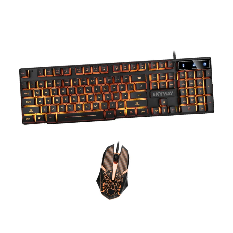Kit Gamer Teclado 'Ñ' + Mouse | URBAN WARRIOR by SKYWAY |