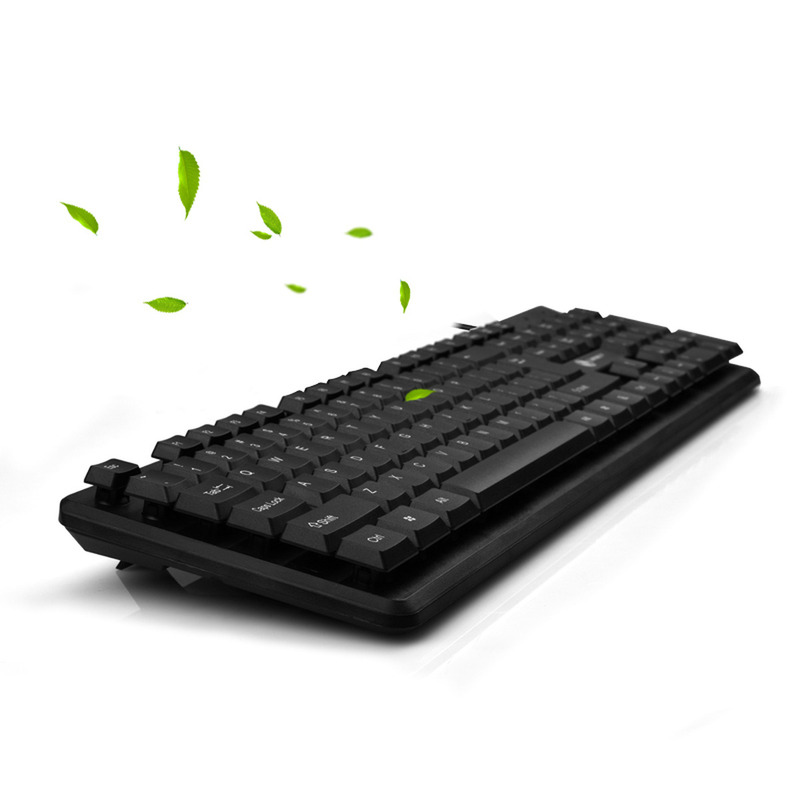 Teclado Negro Anti-Salpicaduras - Español - Home Office Escritorio Oficina