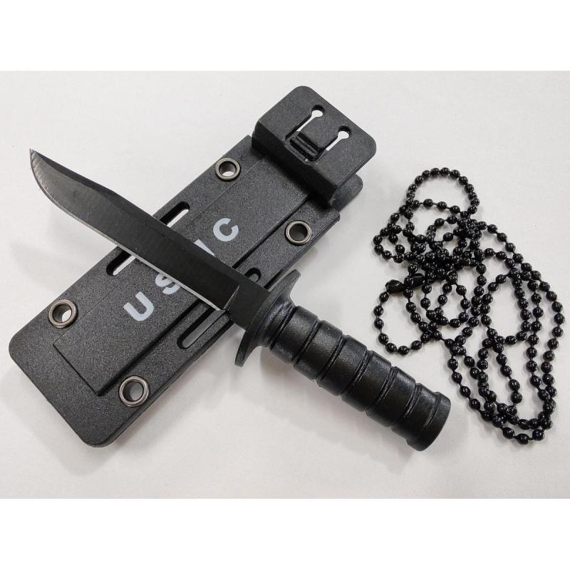 Mini Cuchillo Usmc Funda RÍgida Colgante