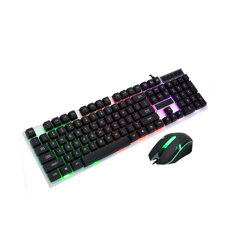 Kit Gamer Teclado 'Ñ' + Mouse | URBAN HECATE by SKYWAY | Impermeable + Retroilumniado Led - USB