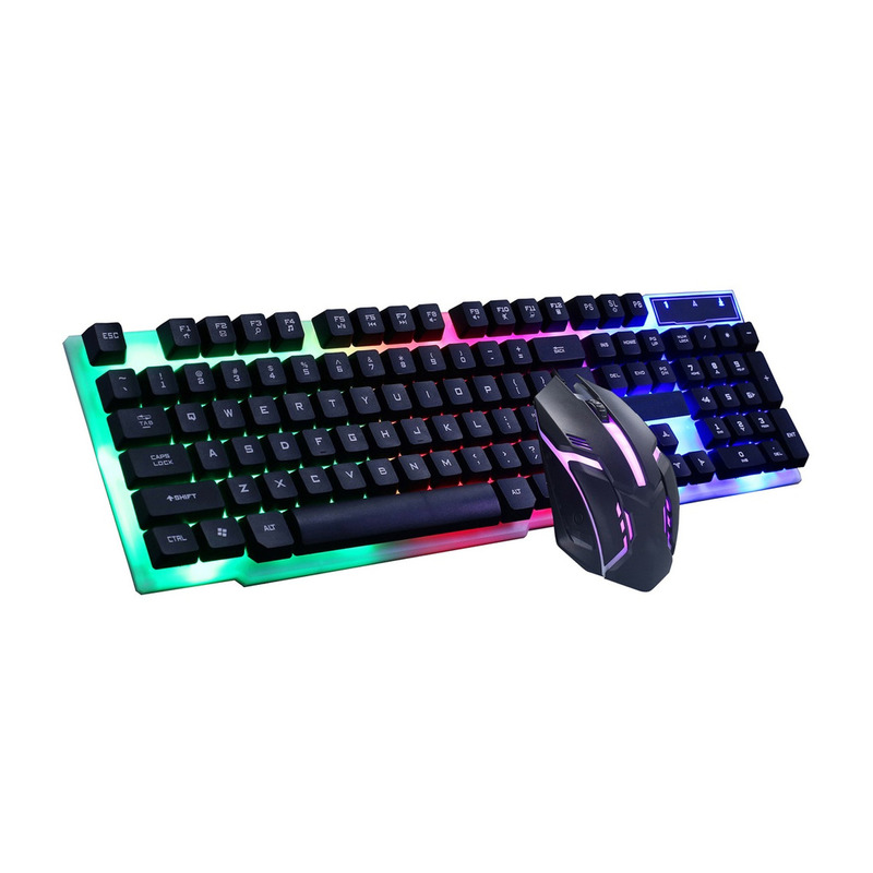 Kit Gamer Teclado 'Ñ' + Mouse | URBAN HECATE by SKYWAY | Impermeable + Retroilumniado Led - USB - 4