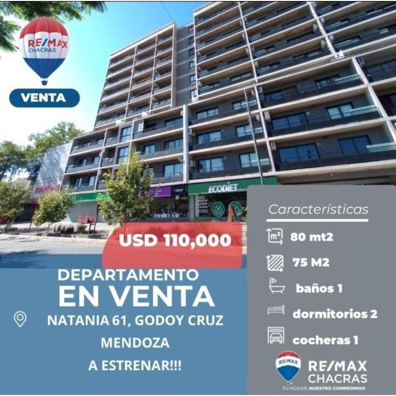Venta Departamento En Godoy Cruz Natania 61. Usd 110.000