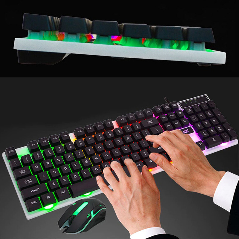 Kit Gamer Teclado 'Ñ' + Mouse | URBAN HECATE by SKYWAY | Impermeable + Retroilumniado Led - USB - 6