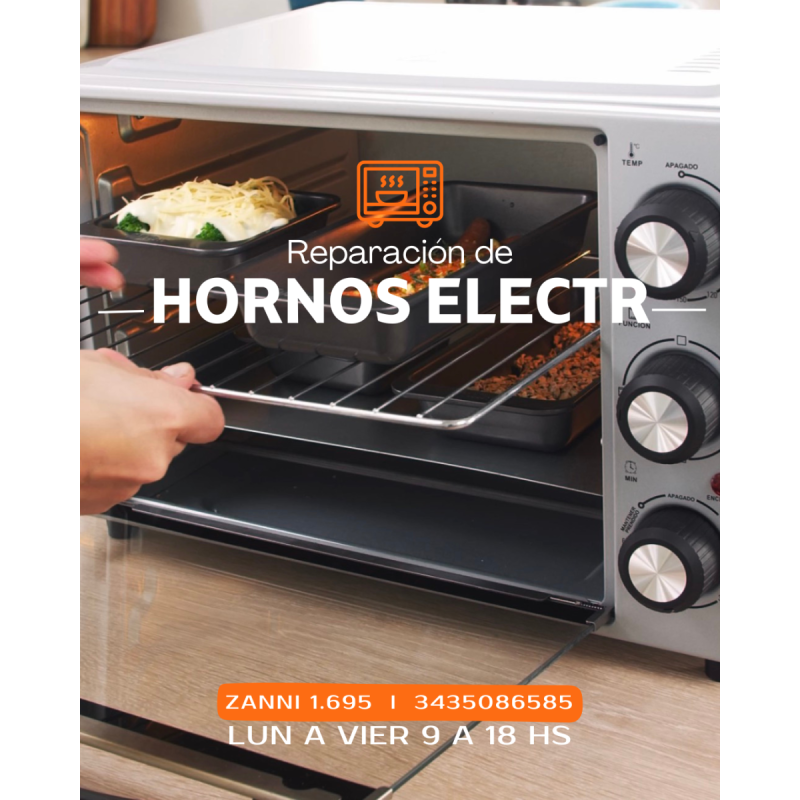 Reparación de microondas y horno eléctricos - presupuestos sin cargo