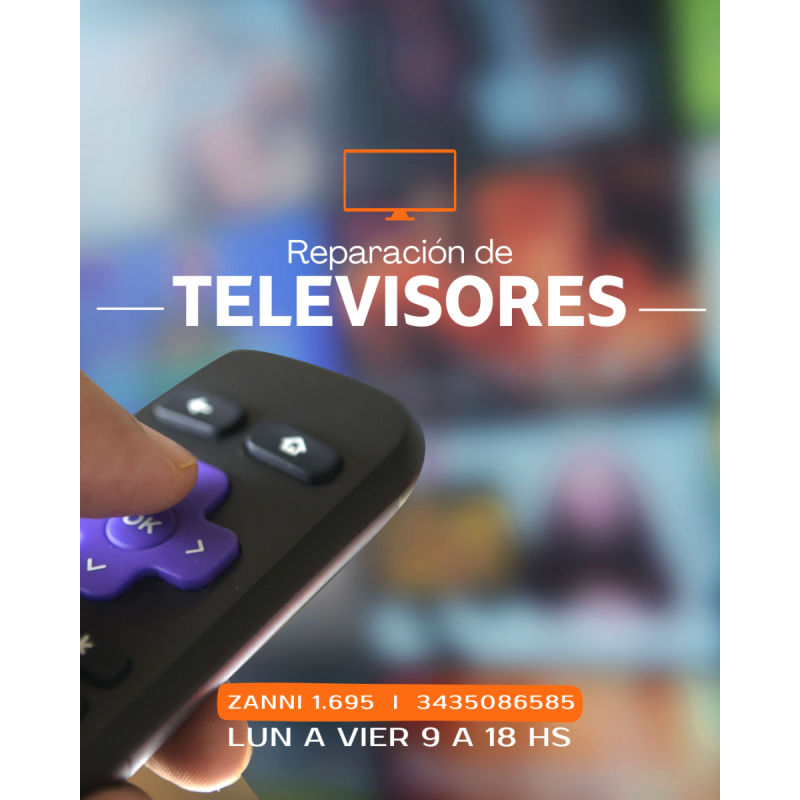 Reparación de TELEVISORES - presupuestos sin cargo
