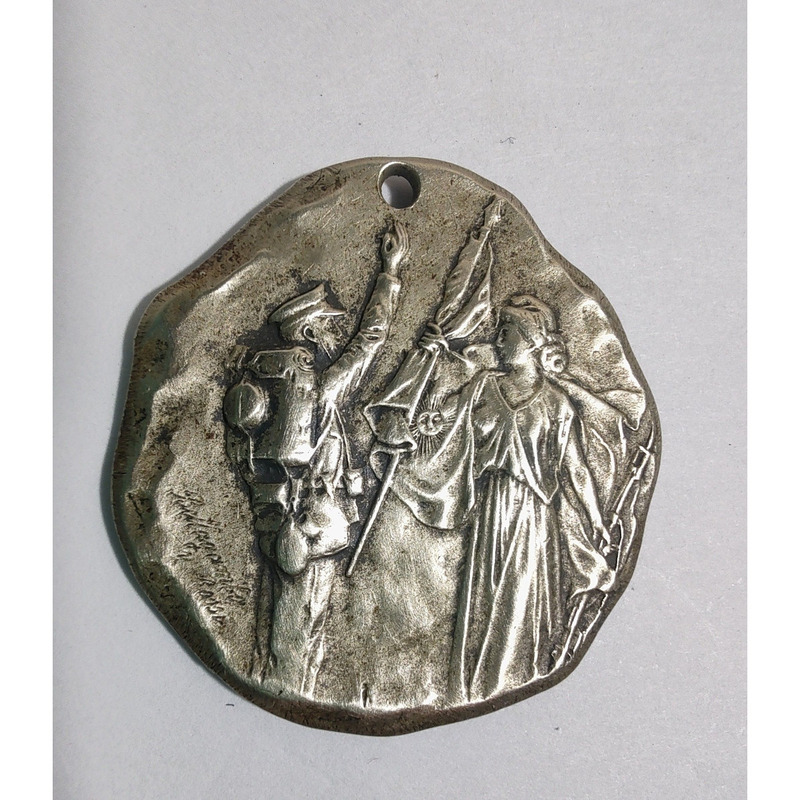 Antigua medalla 1904 servicio militar