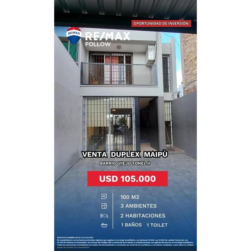 Casa En Venta Maipu, Barrio Viejo Tonel Ii