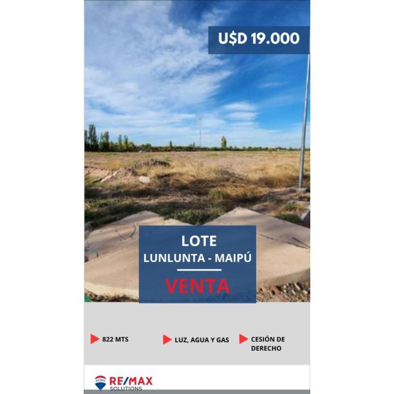 Lote En Venta Maipu Usd 19.000 Lunlunta