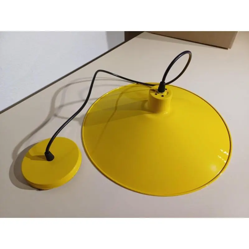 Lámpara colgante de techo amarilla lumipack 33cm diametro 1 luz