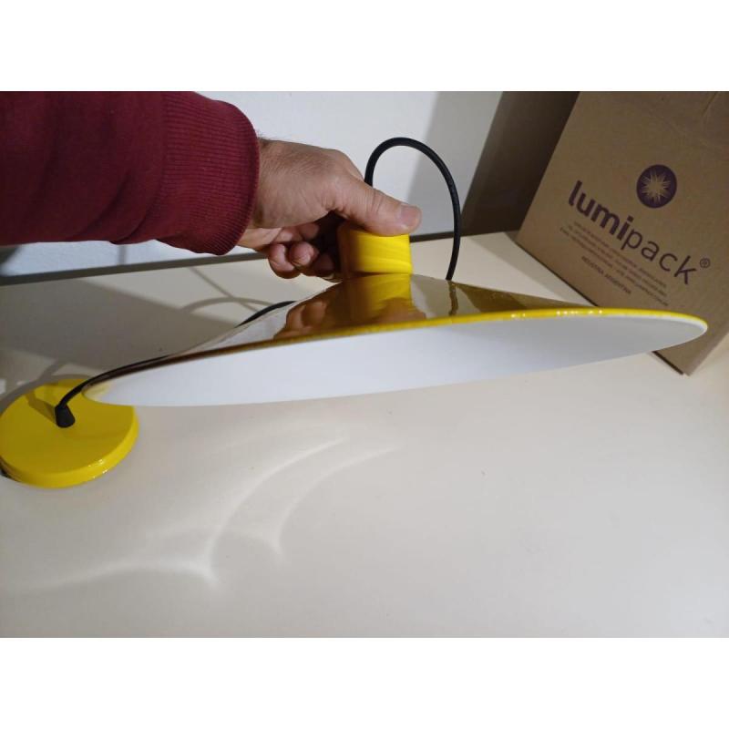 Lámpara colgante de techo amarilla lumipack 33cm diametro 1 luz - 2/5