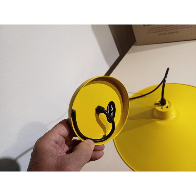 Lámpara colgante de techo amarilla lumipack 33cm diametro 1 luz - 4/5