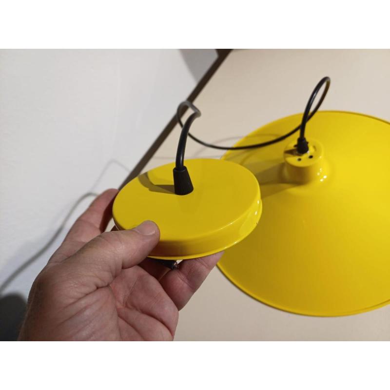 Lámpara colgante de techo amarilla lumipack 33cm diametro 1 luz - 5/5