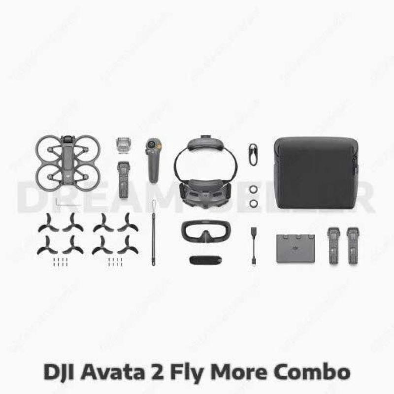 Drone DJI Avata 2 Fly More Combo Camara 4K Drone (3 Bat)+RC Motion 3+Goggles 3 - 7