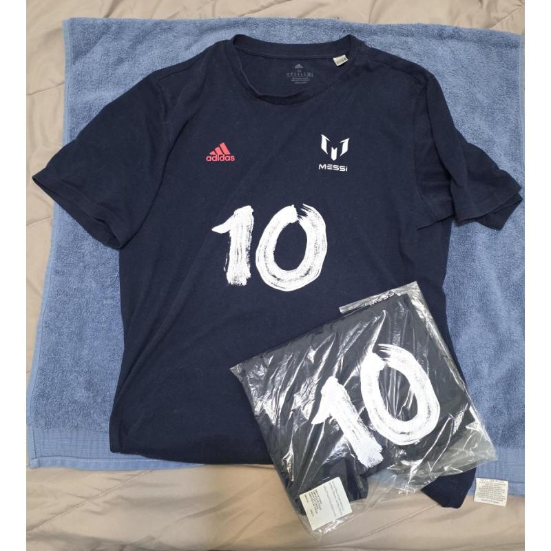 Remera Adidas Messi Azul