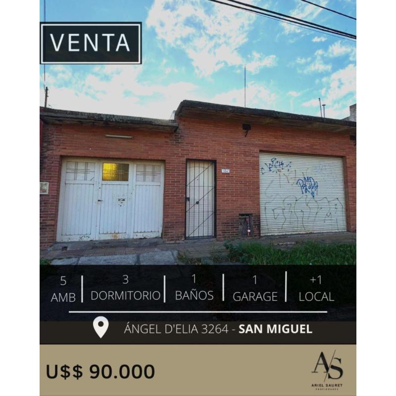 Se Vende Casa En San Miguel Oportunidad!!!!!