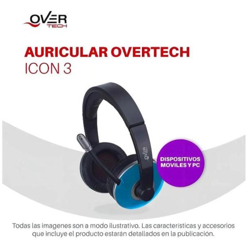 Auriculares OverTech Icon iIII