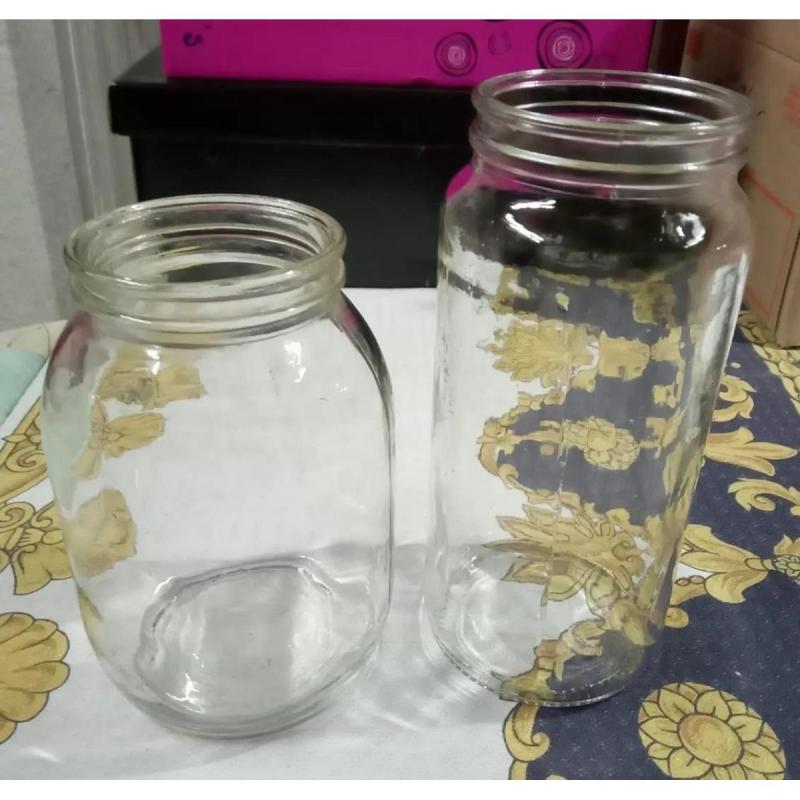 Frascos De Vidrio 1200 Ml Sin Tapa - 25 Unidades - 1/5