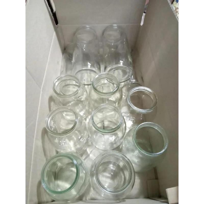 Frascos De Vidrio 1200 Ml Sin Tapa - 25 Unidades - 4/5