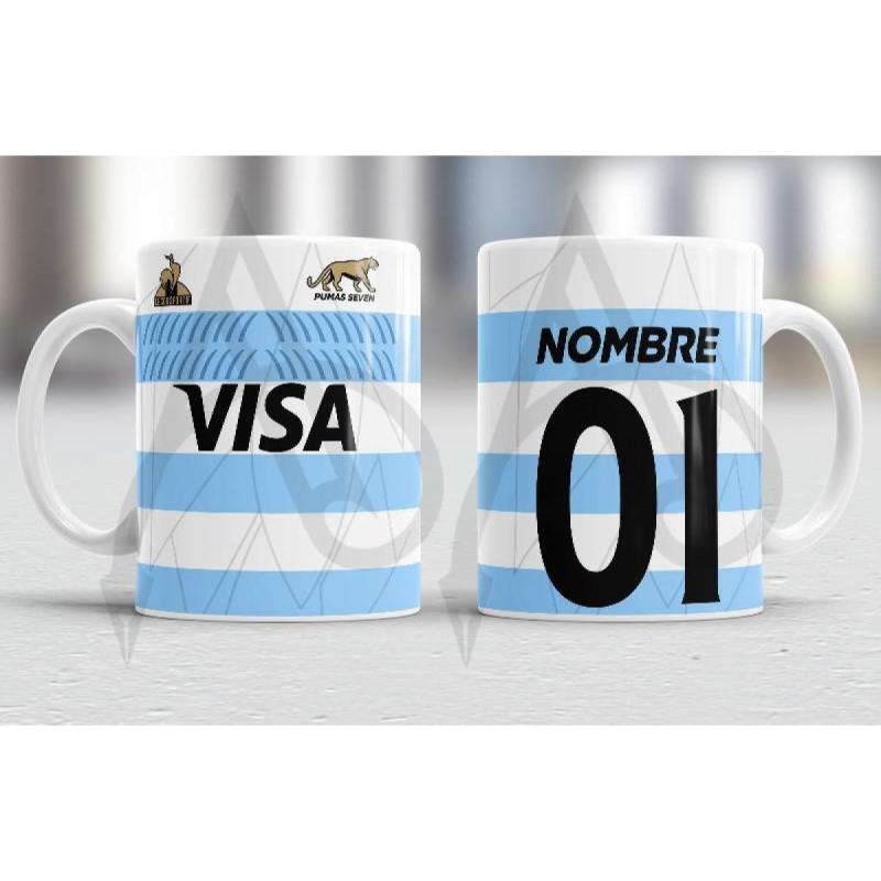Taza Cerámica Los Pumas Rugby
