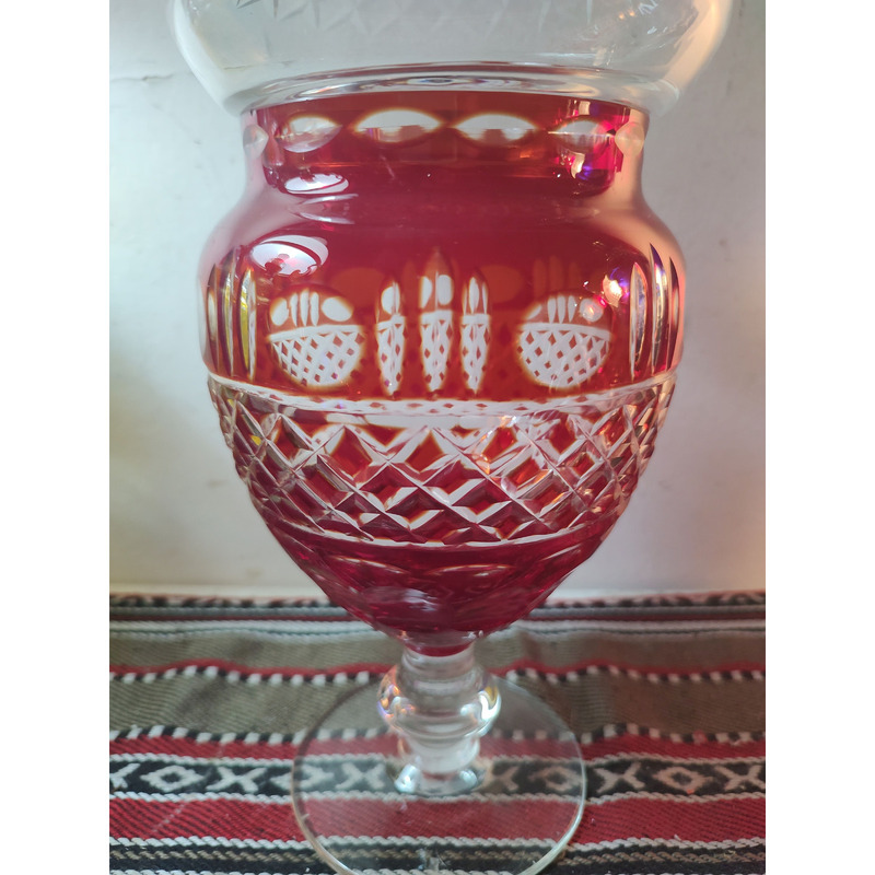 Antiguos potiche en 4 colores cristal - 6