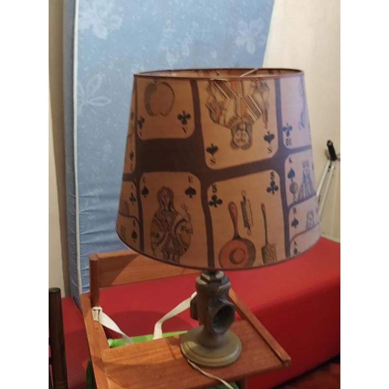 lampara artesanal con llave exclusa