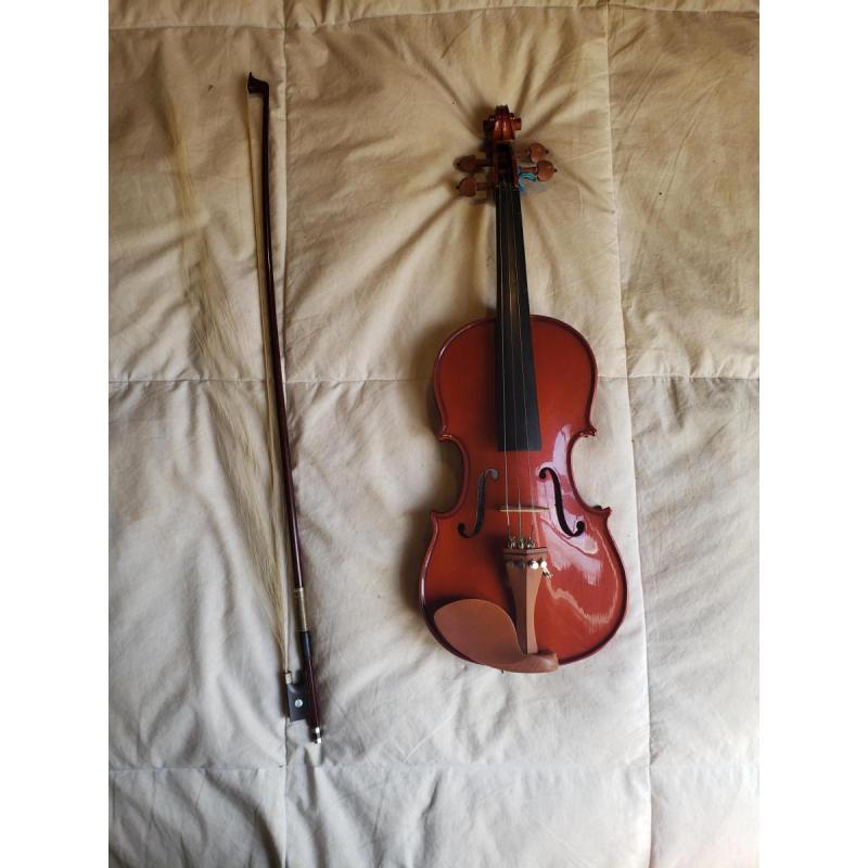 Violín Cremona Sv 150 Medida 3/4 Con Mentonera De Madera