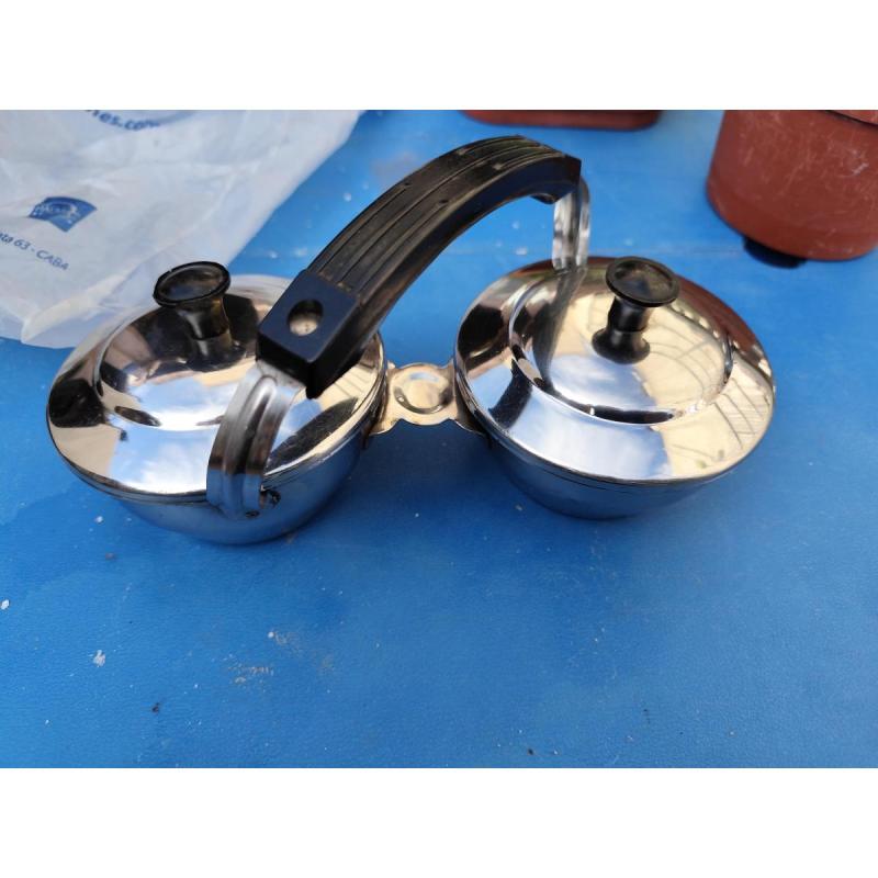 Yerbera y azucarera de aluminio