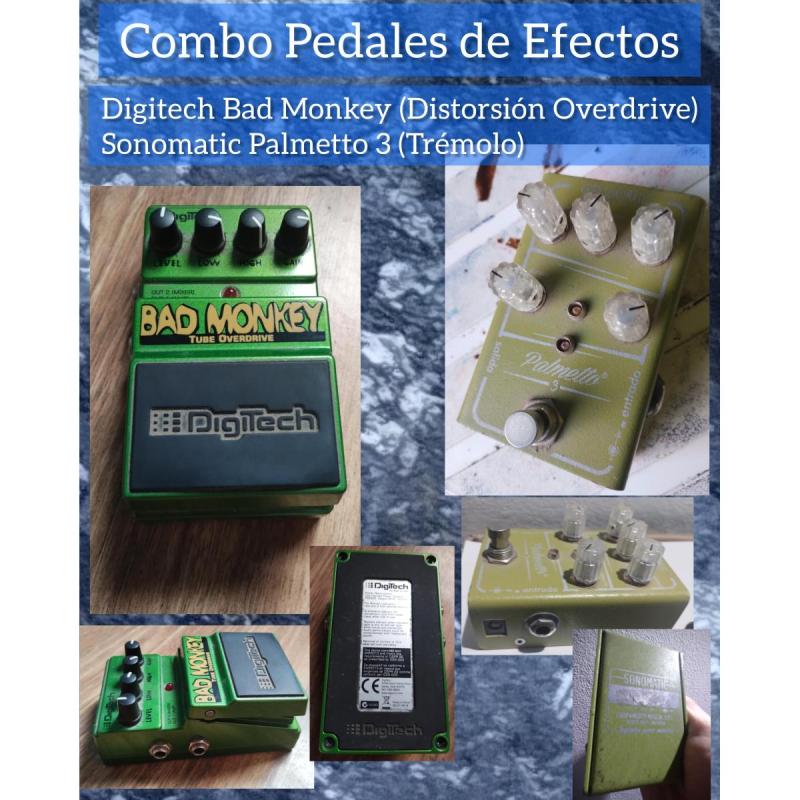 Combo Pedales Distorsión + Trémolo