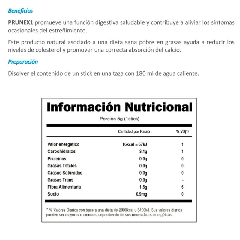 Prunex 1 - Estreñimiento - Detox - Transito Lento - 4