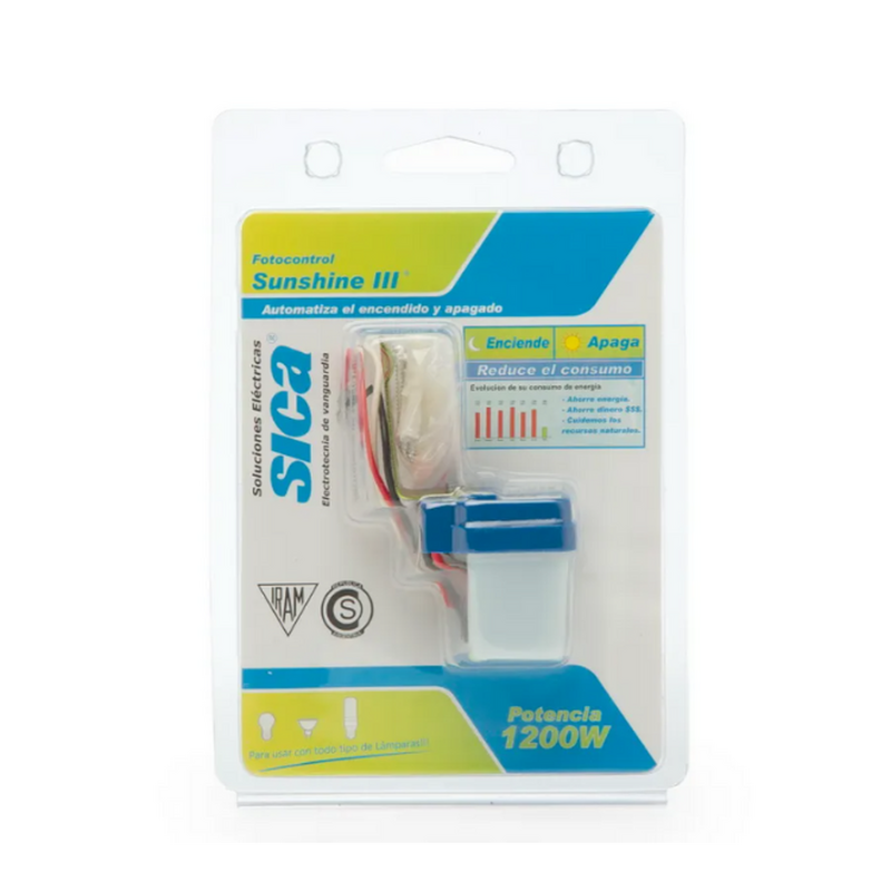 Fotocontrol Sica Sunshine III - Automatización de Iluminación Eficiente - 4