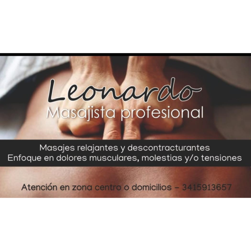 Masajes relajantes y descontracturantes