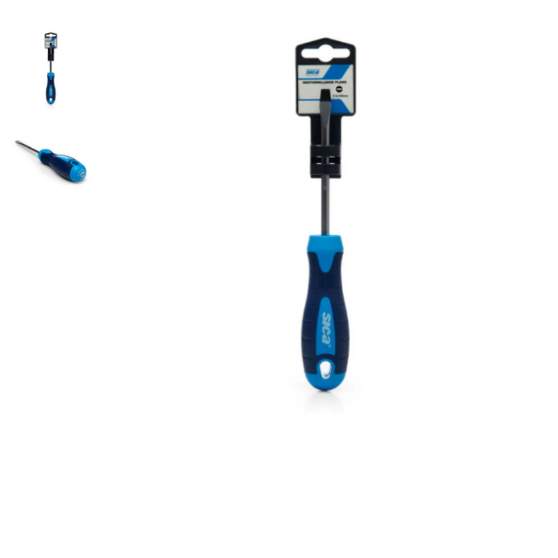 Destornillador Plano SICA 6.5x100mm - Herramienta Precisa y Duradera para Trabajos Profesionales y d
