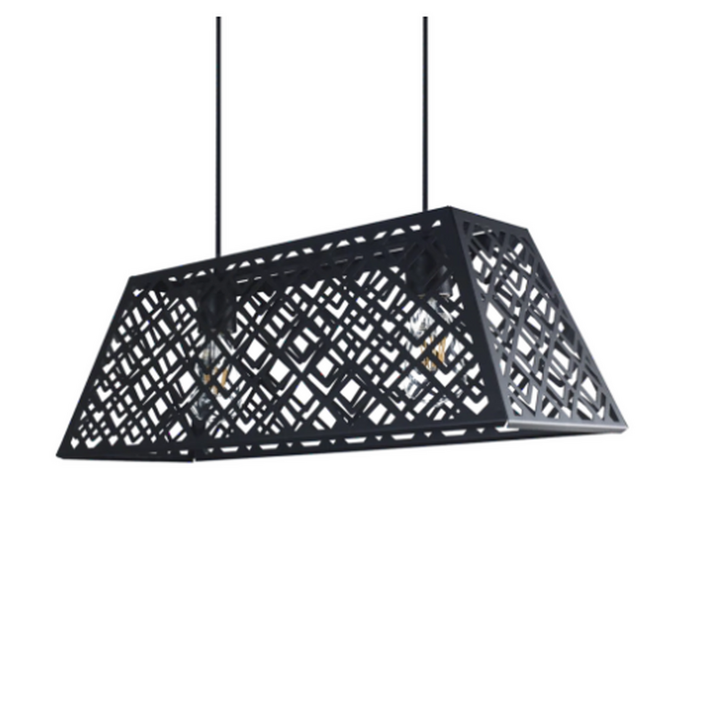 Lámpara Colgante "TRAPECIO" de 2 Luces - Ferrolux
