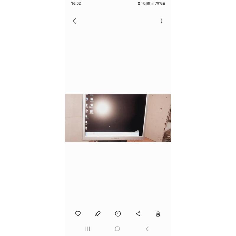 monitor samsung 17 pugaldas