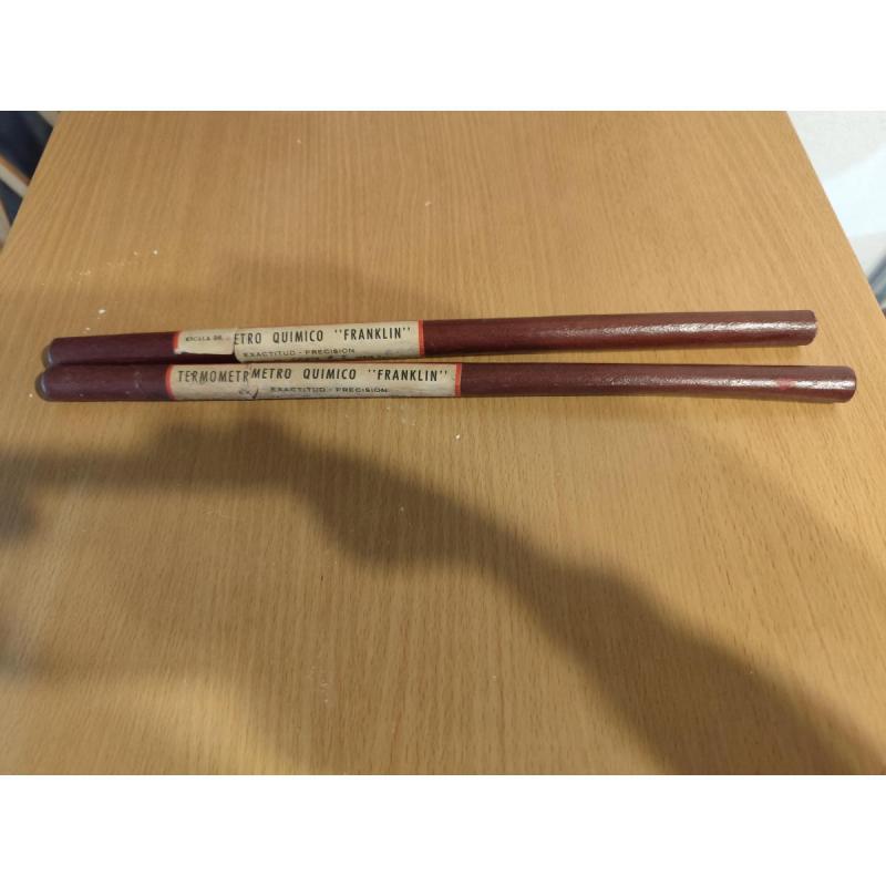 antiguos termometros Franklin