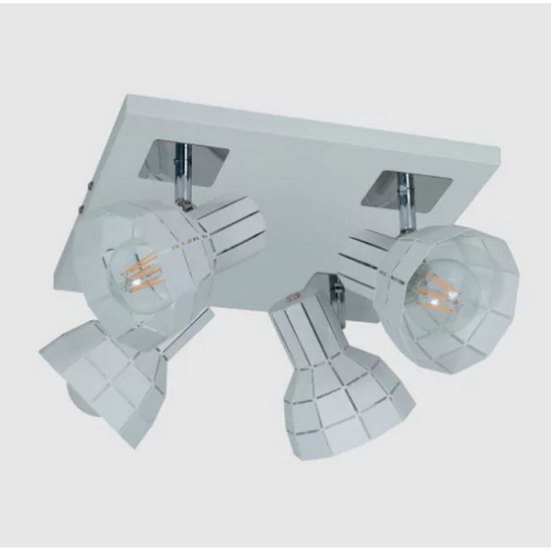 Plafón Spot "AREZZO" - Elegancia Moderna con 4 Luces E27