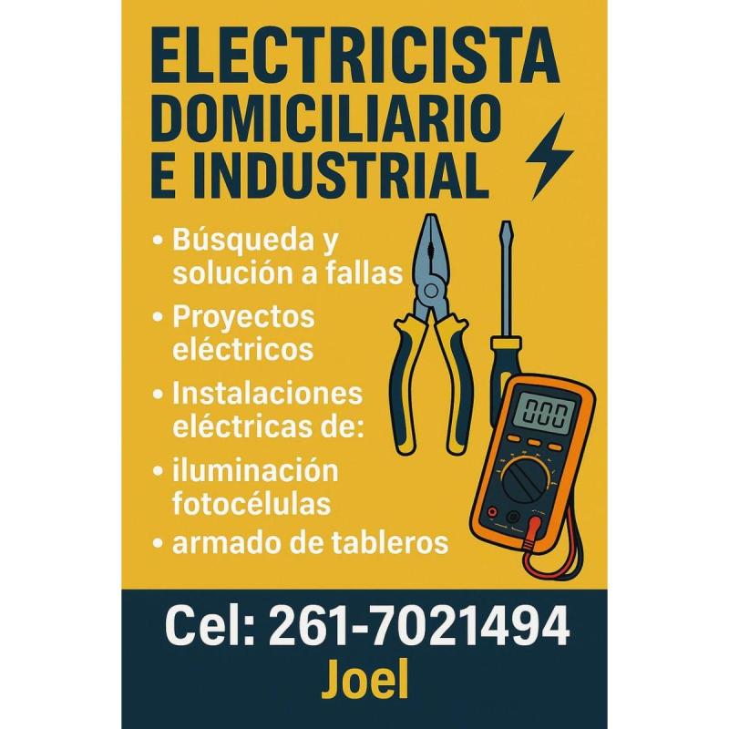 Electricista Matriculado Domiciliario e Industrial