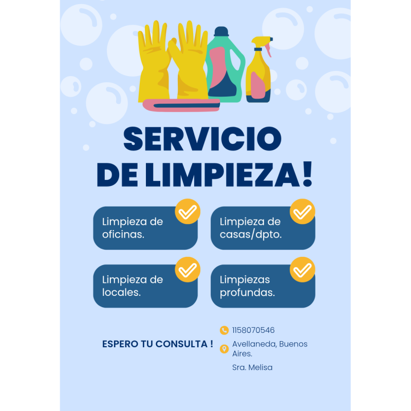 Empleada de limpieza