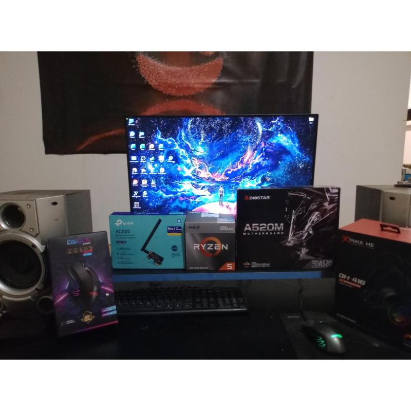 Pc Gamer Con Monitor Y Adaptador Wifi Todo Nuevo - 5