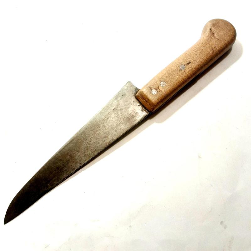 Antiguo Cuchillo de Campo Arbolito Solingen Sello 1874 - 2